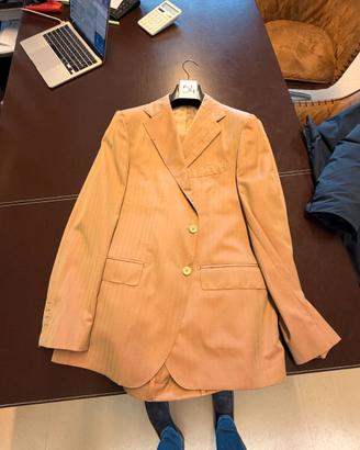 Giacca uomo sartoriale color beige/cammello Solaro