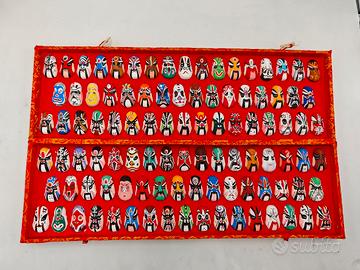 Set Mini Maschere Teatrali Cinesi