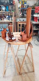 Bajure in legno mogano artigianale