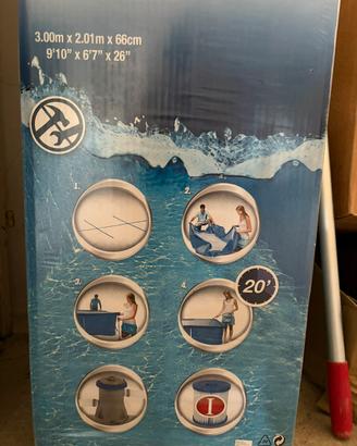 Piscina Bestway 3x2 con filtro pronta all’uso