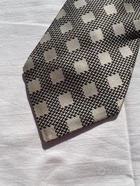 Cravatta vintage Made in Italy motivo geometrico