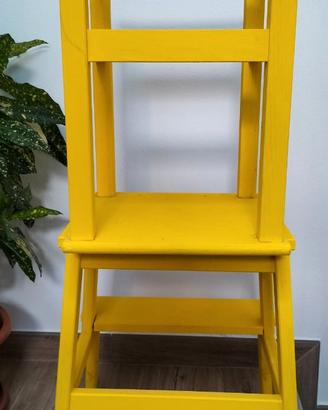 Torre montessoriana con sgabelli ikea