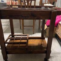 carrello portaoggetti/bottiglie