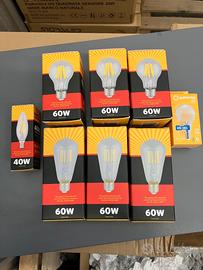 Set 8 lampadine a filamento LED