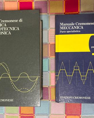 Manuali di meccanica Cremonese (generale + specif)