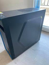 Case Desktop PC Gaming Deep Cool Nero Blu
