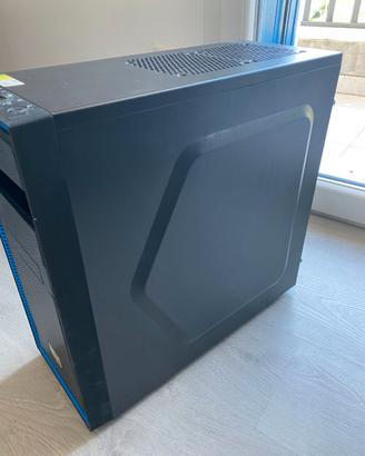 Case Desktop PC Gaming Deep Cool Nero Blu