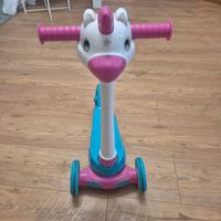 Monopattino bimba unicorno Clementoni