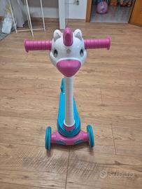 Monopattino bimba unicorno Clementoni