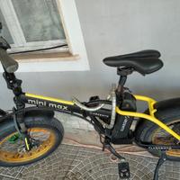Bicicletta elettrica ARGENTO E-BIKE MINIMAX YELLOW