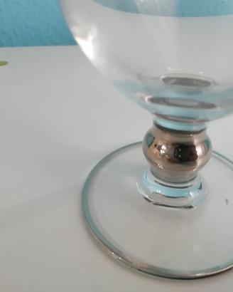 calice con stemmi in argento 