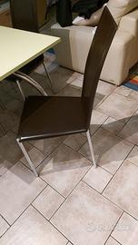 Tavolo calligaris con sedie