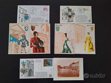 Cartolina annullo filatelico Palio Asti