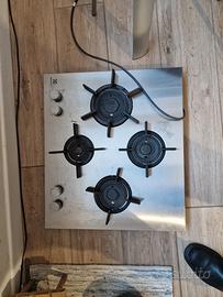 piano cottura 4 fuochi Electrolux direct flame