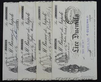 Banconote Banco di Napoli