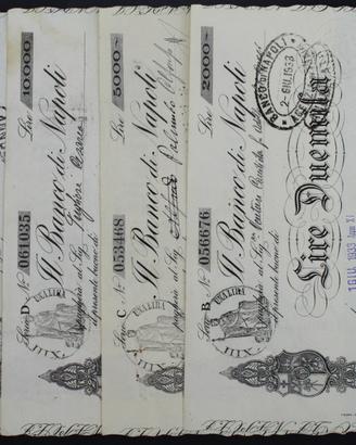 Banconote Banco di Napoli