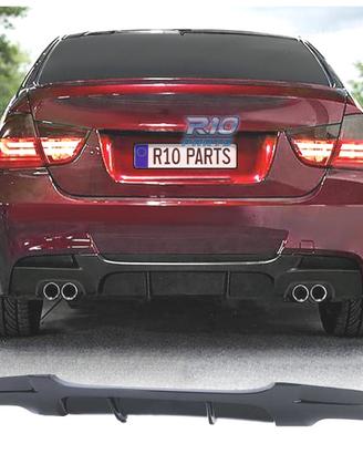 DIFFUSORE BMW E90 E91 LOOK M PERFORMANCE NERO LUCI