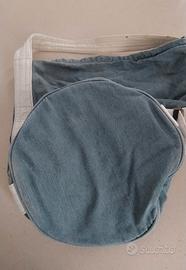 Borsa da spiaggia in jeans Calzedonia 