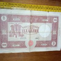 Banconota 1000 lire epoca 1940