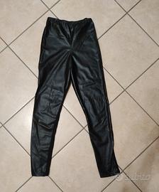 leggins da donna in pelle