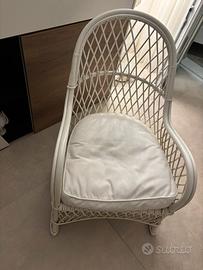 Poltrona ratan vintage