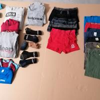 Lotto abbigliamento vario ragazzo/uomo usato/nuovo