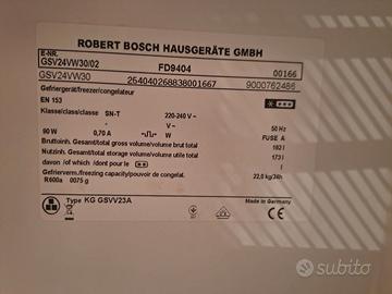 congelatore ROBERT BOSCH HAUSGERÄTE GMBG
