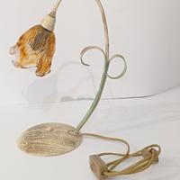 Lampada da tavolo Bonetti anni 90 in ferro