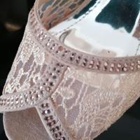 scarpe donna sandali con plateau e cinturino 36