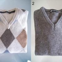 Maglione collo V Valentino Sport XL e IlGranchio M