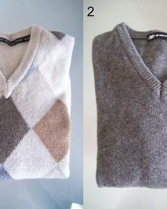 Maglione collo V Valentino Sport XL e IlGranchio M