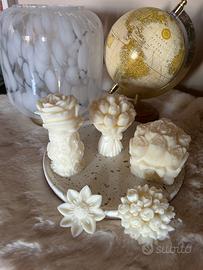 Candele in cera naturale