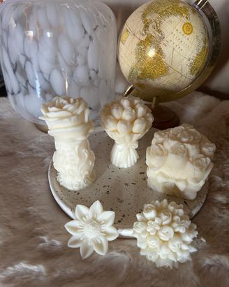 Candele in cera naturale