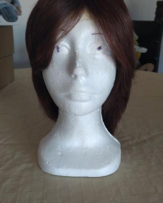 Parrucca rosso mogano