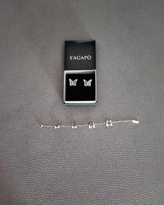 Orecchini più bracciale S'agapo'