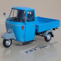 Piaggio Ape 501 Van 1979 Blu Open Mitica 1/18