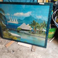 quadro con cornice pazebl l'atro dipinto su tela 