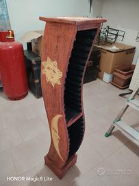 Porta CD in legno Sole Luna