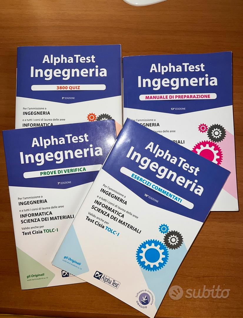 Alpha test ingegneria - Manuale di Preparazione 12° edizione. 