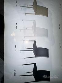 SEDIA RIVESTITA IN TESSUTO MOD.KLEA