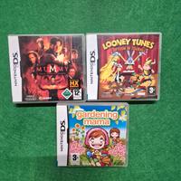 Giochi Nintendo DS: Mummy, Looney Tunes, Gardening