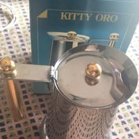 Caffettiera Kitty Oro 6 tazze