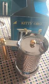 Caffettiera Kitty Oro 6 tazze
