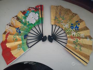 coppia ventagli giapponesi originali 