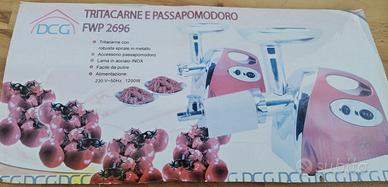 Tritacarne elettrico  + passapomodo