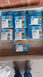 7 Cartucce HP 442 e 336 originali