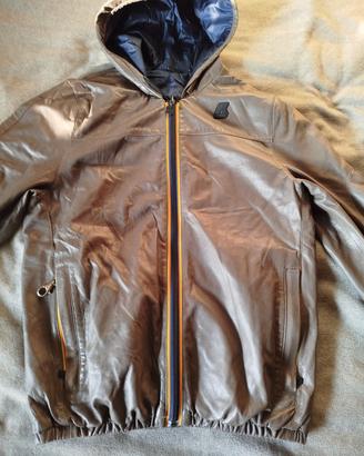 GIUBBOTTO IN PELLE  REVERSIBILE KWAY