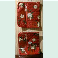 Coppia set americani natalizi  trapuntati, nuovi