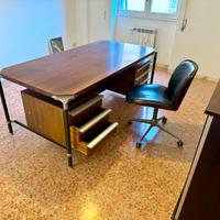 Scrivania dirigenziale MIM + archivio e poltroncin