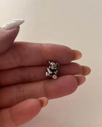 Charm elefante portafortuna in argento sterling Pa